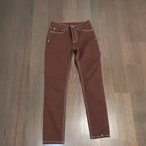 Burberry | Pants & Jumpsuits | Burberry Brown Skinny Jeans